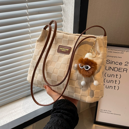 Модная универсальная вместительная и большая сумка на одно плечо, 2024 года, в западном стиле