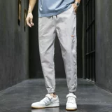 Летние тонкие хлопковые шелковые штаны, свободный крой, подходит для подростков