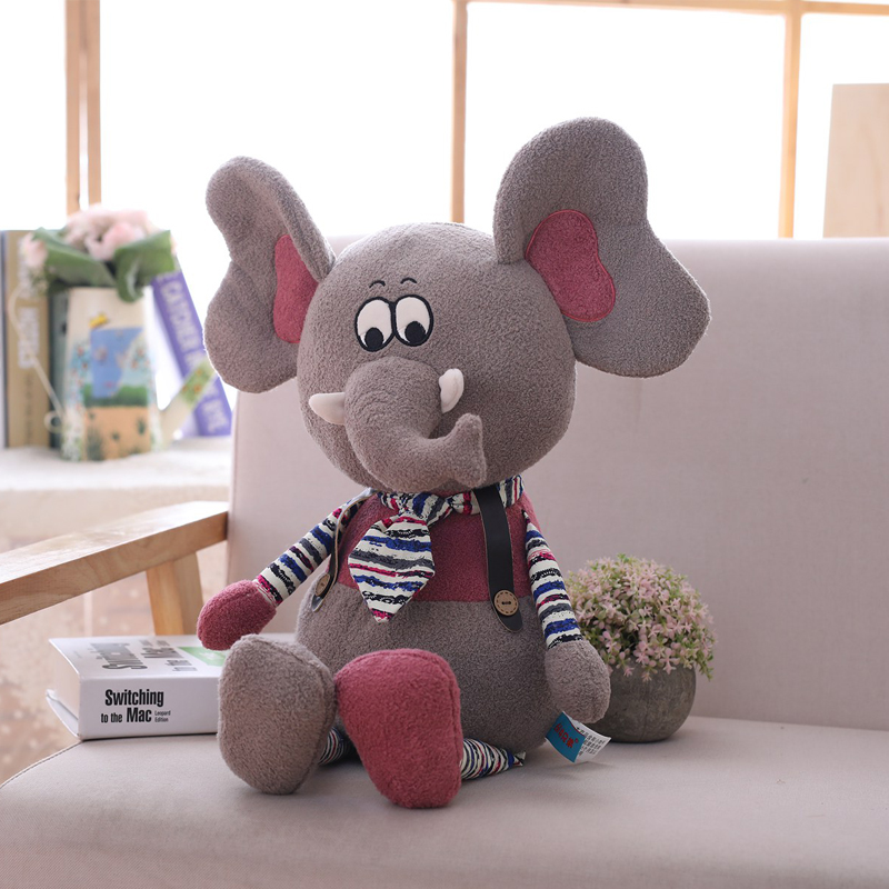 Cool Doll ElephantHowitzer Cool  lovely elephant rabbit mouse Plush toys Doll a birthday present doll give people gift