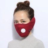 Демисезонная удерживающая тепло дышащая дыхательная хлопковая ветрозащитная медицинская маска подходит для мужчин и женщин, увеличенная толщина