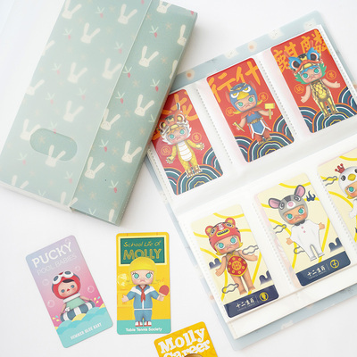taobao agent Gu Yu ｜ Nordic INS cute cartoon business card clip ticket collection bubble Martca collection book
