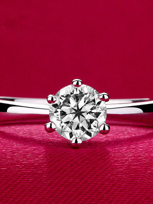 【钻石定制戒指】_经典钻戒图片_六爪经典钻戒价格_搭配分享 - 爱逛街