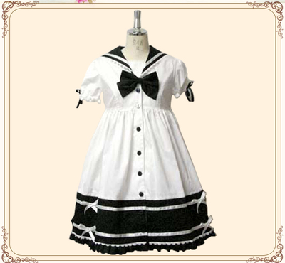 taobao agent Summer navy doll for princess, short sleeve dress, new collection