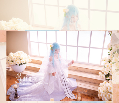 taobao agent Rain Yuxuan Bumps COS Rose War Anlie Cosplay clothing flashes and flashes of wedding flower marriage deposits