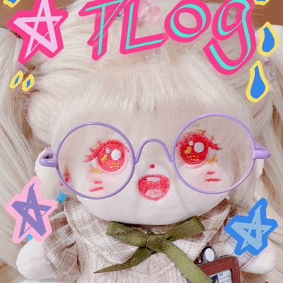 taobao agent Yu Shuxin Duopharine glasses Yu Meiren 20cm cotton doll Daxinzi fried hair doll Meibao Rua baby