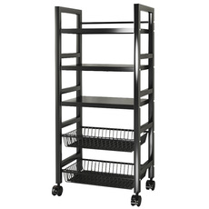 Умывальник 厨房置物架多功能落地多层收纳架蔬菜微波炉家用超厚货架客厅架子 Part handyman