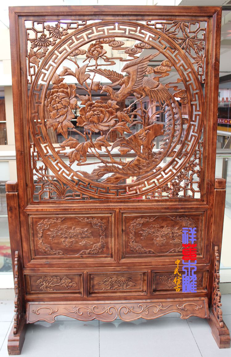 

напольная ширма Xiangmao woodcarving
