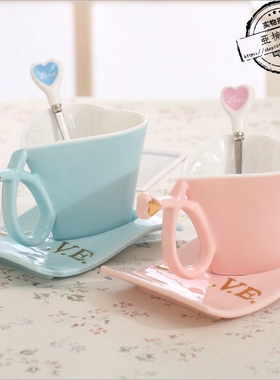【爱情love水杯】_情侣陶瓷杯子图片_创意对杯价格_搭配分享 - 爱逛街