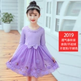 Весеннее платье, юбка, хлопковый весенний наряд маленькой принцессы, коллекция 2022, в западном стиле