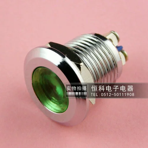 Индикаторная лампа, блок питания, светильник, 6v, 12v, 24v, 220v, 12мм