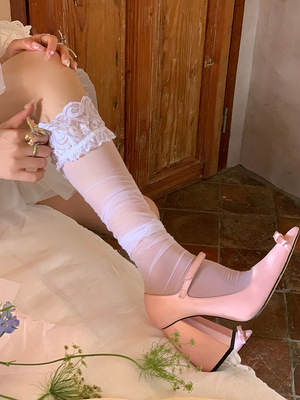 taobao agent Summer ultra thin sexy socks, crystal, lace dress