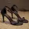 Giày sandal khóa một chữ phong cách Pháp thời trang dành cho nữ mùa hè mới đa năng gợi cảm gót nhọn gợi cảm tán tỉnh giày cao gót giày boot nữ cổ thấp Giày cao gót