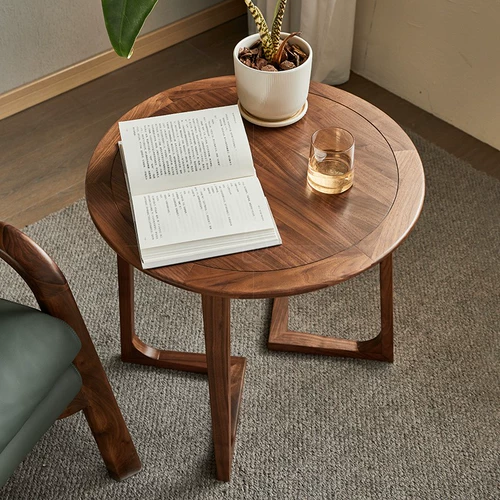 Североамериканский черный грецкий орех с твердым деревянным столом маленький стол маленький стол маленький чайный стол