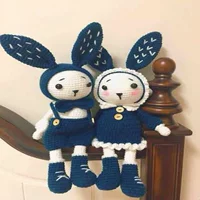 Кролик для влюбленных, синий набор материалов, популярно в интернете