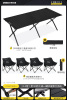 2.0 Black Extra Large Table+Moon Chair * 4