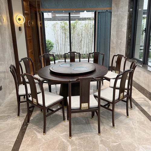 Новый китайский обеденный стол и стул Комбинированные