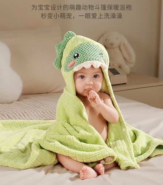 Японский детский мягкий банный халат для новорожденных, быстросохнущий плащ, банное полотенце подходит для мужчин и женщин, хорошо впитывает воду