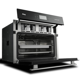 german integrated steaming and baking machine household two in one electric steaming oven embedded reg / leizhe qzk58-f01