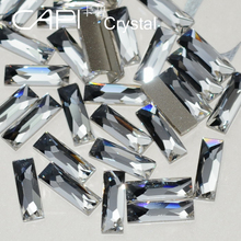 Оригинальное австрийское бриллиантовое отверстие 2555 плоское дно фасонная полоса 001 белый маникюрный кристалл DIY