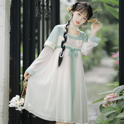 taobao agent Genuine retro Hanfu, summer dress, with embroidery