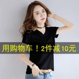 Летняя одежда, футболка с коротким рукавом, лонгслив, подходит для полных девушек, коллекция 2023, большой размер, в корейском стиле