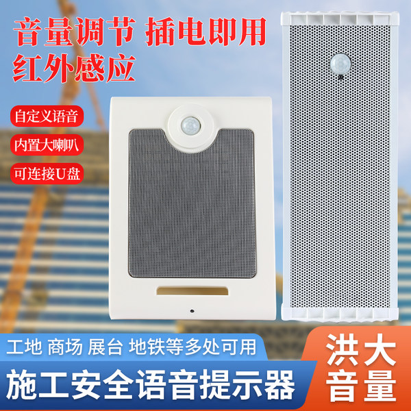Инфракрасный организм индуктивный звук голос Транслировать настенный динамик Эпидемическое радио магазин дверь Магазин строительная площадка подсказка Устройство
