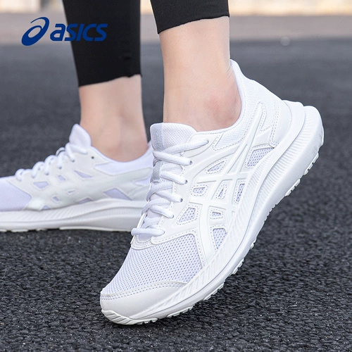 Asics, белые беговые кроссовки, дышащая обувь с амортизацией