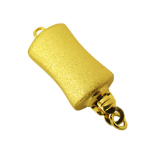 GoldenageDIY Ювелирные украшения 14K Золотое жемчужное ожерелье пряжка длинная плоская шлифовальная браслет