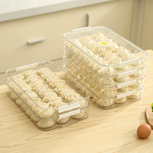 Утолщенная прозрачная коробка для пельмени домашний класс кухонный холодильник Wonton Box Fresh и быстро замораживает специальную коробку для хранения