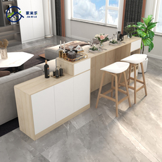 Барная стойка 餐桌一体客厅吧台隔断柜北欧横厅沙发后背柜靠柜餐边柜