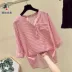 Bán quần áo nữ Trang web chính thức của Trung tâm mua sắm Jingdong Mogujie mặc áo sơ mi sọc 2021 áo sơ mi rộng rãi mùa hè - Áo sơ mi Áo sơ mi