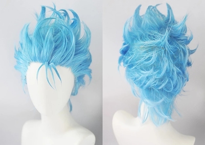 taobao agent Cosplay anime styling wig Death Dead Gulmcho Jagarjar Light Blue Short Hair
