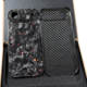 Unique Carbon Fiber Mosaic iPhone Case for iPhone 17, 16, 15, 14 and 13
