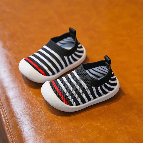 Демисезонные детские трикотажные носки для раннего возраста подходит для мужчин и женщин, удобная обувь, модель весна/осень 2023 года, мягкая подошва, 1-3 лет