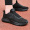 全黑色夏季网面鞋子男鞋5527黑色