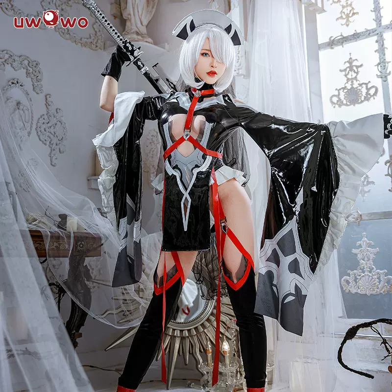 现货Uwowo悠窝窝尼尔机械纪元cosplay服装女花嫁2B婚纱礼服同人- Taobao