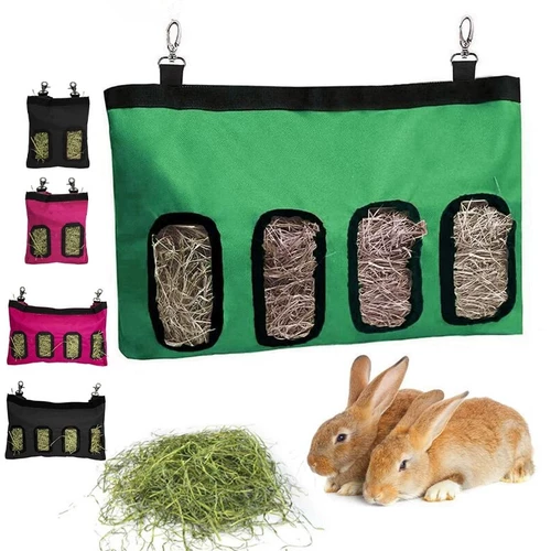 Висящая кроличья трава мешок сухой пакет с водонепроницаемой ткани трава, маленький питомец, голландская свинина, доля