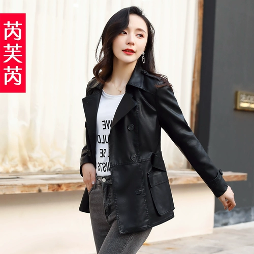 Весенняя куртка, черный модный длинный плащ для отдыха, в корейском стиле, средней длины, подходит для подростков