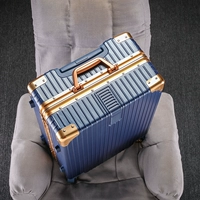 Синий ограниченный выпуск, устойчивый к царапинам алюминий с золотой кромкой