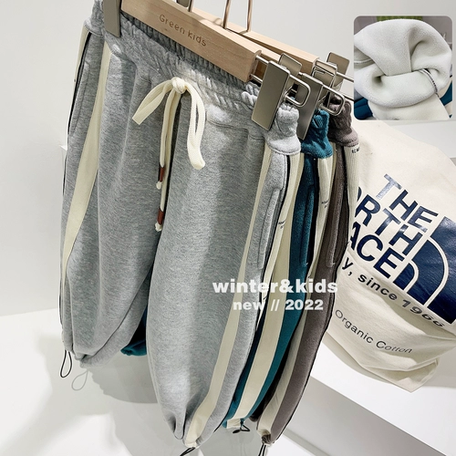 Детский демисезонный комплект, демисезонные штаны, увеличенная толщина, в западном стиле