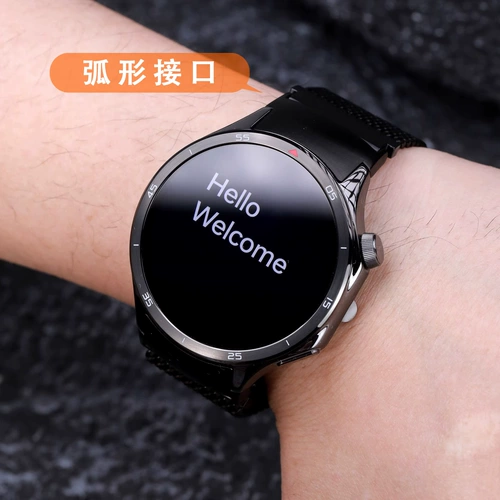 Звездная карта из чистого титана Миланский парашют с механической пряжкой ремешок для часов oppo watch x1/2/4pro изогнутый интерфейс мини-спортивная металлическая дышащая петля мягкая быстросъемная мужская и женская усовершенствованная замена