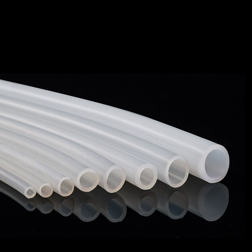Силиконовая трубка высокотемпературная устойчивая к морозной промышленной резиновой резиновой мягкой коже белая вода труба 3 мм 5 внутри прямых продаж 6 и 7 мм