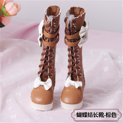 taobao agent Ye Luoli BJD Female Baby Shoes SD Women's Shoes High Heels Bowlab Ripping Zipper DD3 Pencus Shoes 1/3