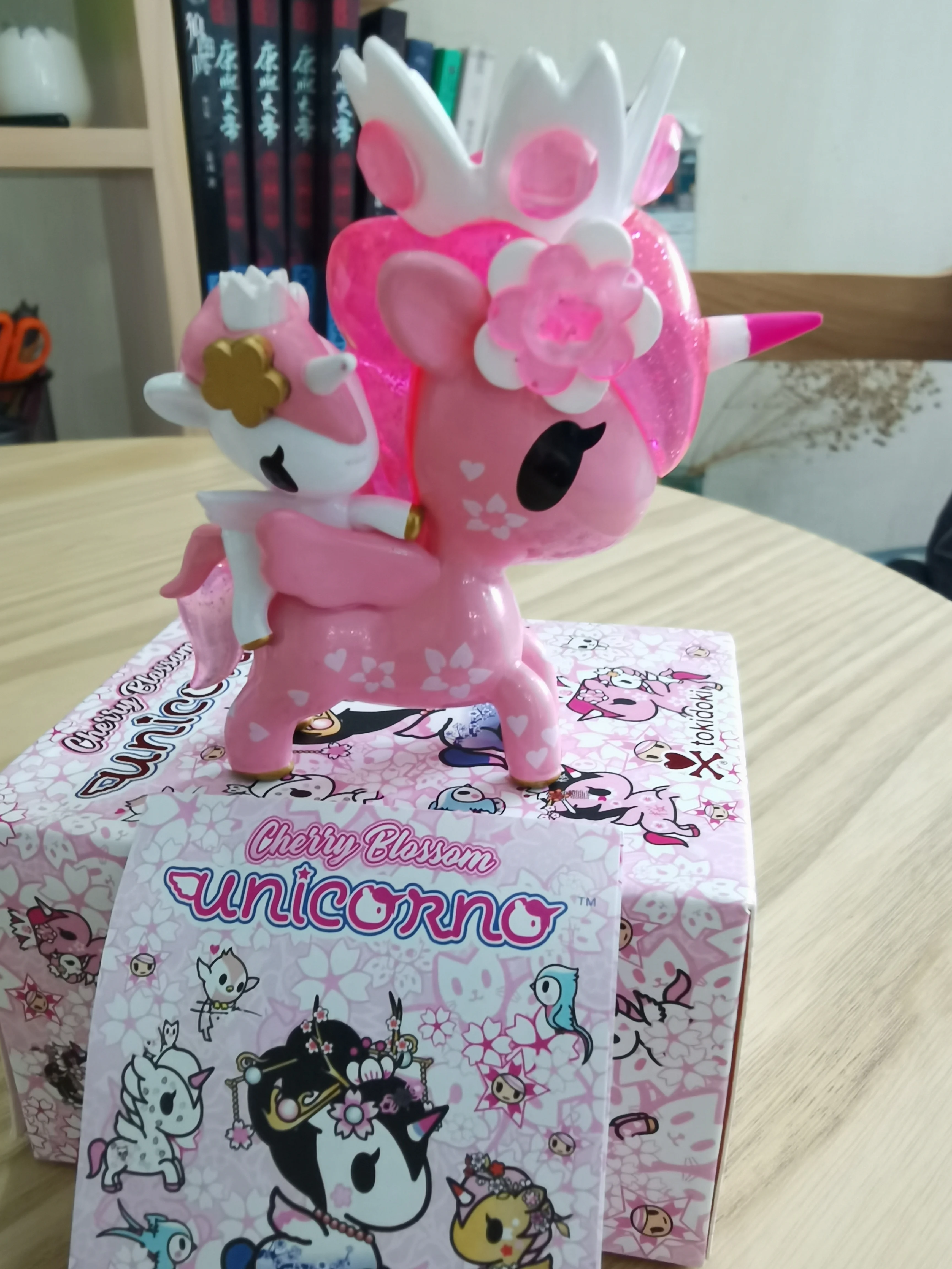 Tokidoki Прозрачный единорог слепое подтверждение снежный кристалл кристалл океан дрейфующая бутылка луна бог принцесса
