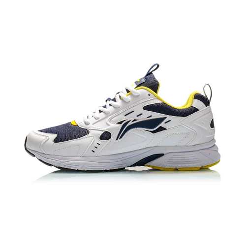 Li Ning, модные беговые кроссовки, амортизирующие нескользящие низкие белые кеды, сезон 2021