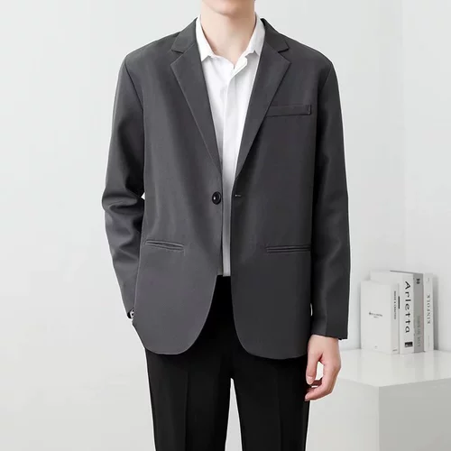 Мужской костюм для отдыха, цветной пиджак классического кроя, куртка, изысканный стиль