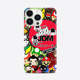 Glossy Sticker Bomb Illustration Pattern Phone Cases – Funny Animal Movies – Pro/Plus/Max/Air – iPhone 17, iPhone 16, iPhone 15, iPhone 14, iPhone 13, iPhone 12