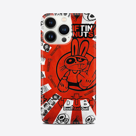 Glossy Sticker Bomb Illustration Pattern – Funny Animal Movies – Pro/Plus/Max/Air – 17, 16, 15, 14, 13, 12 iPhone Case