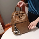 Рюкзак, сумка через плечо, трендовая вместительная и большая модная небольшая сумка, 2019, в корейском стиле, из натуральной кожи