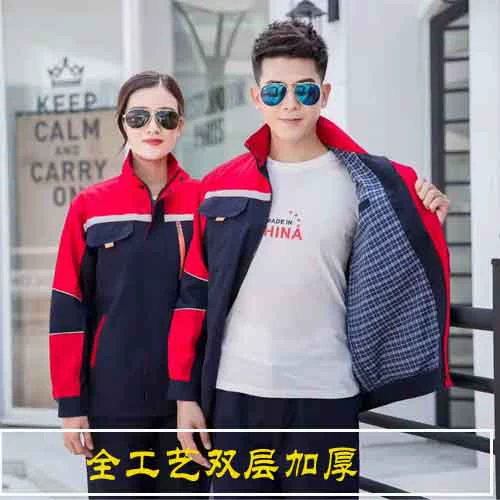 Хлопковый комбинезон, износостойкий осенний лонгслив для работы, делается под заказ